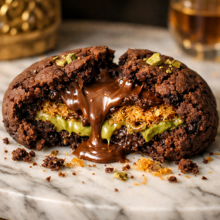 dubai chocolate cookie crumbl